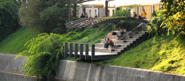 Nowe ławki miejskie w Lublanie