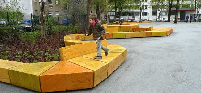 Kala - plac zabaw i tereny zielone w dzielnicy Berlin-Friedrichshain