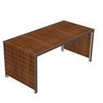 Stół Low metalowo drewniany